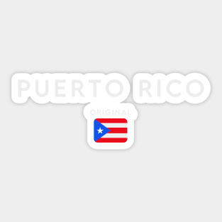 Puerto Rico bandera, puerto rican flag Sticker